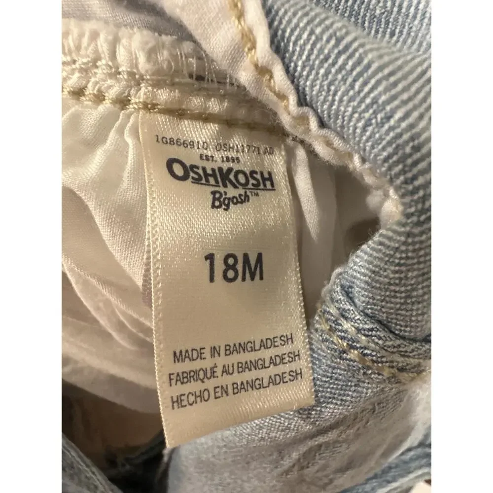 Oshkosh Bgosh Toddler 18months Little Girls Overalls